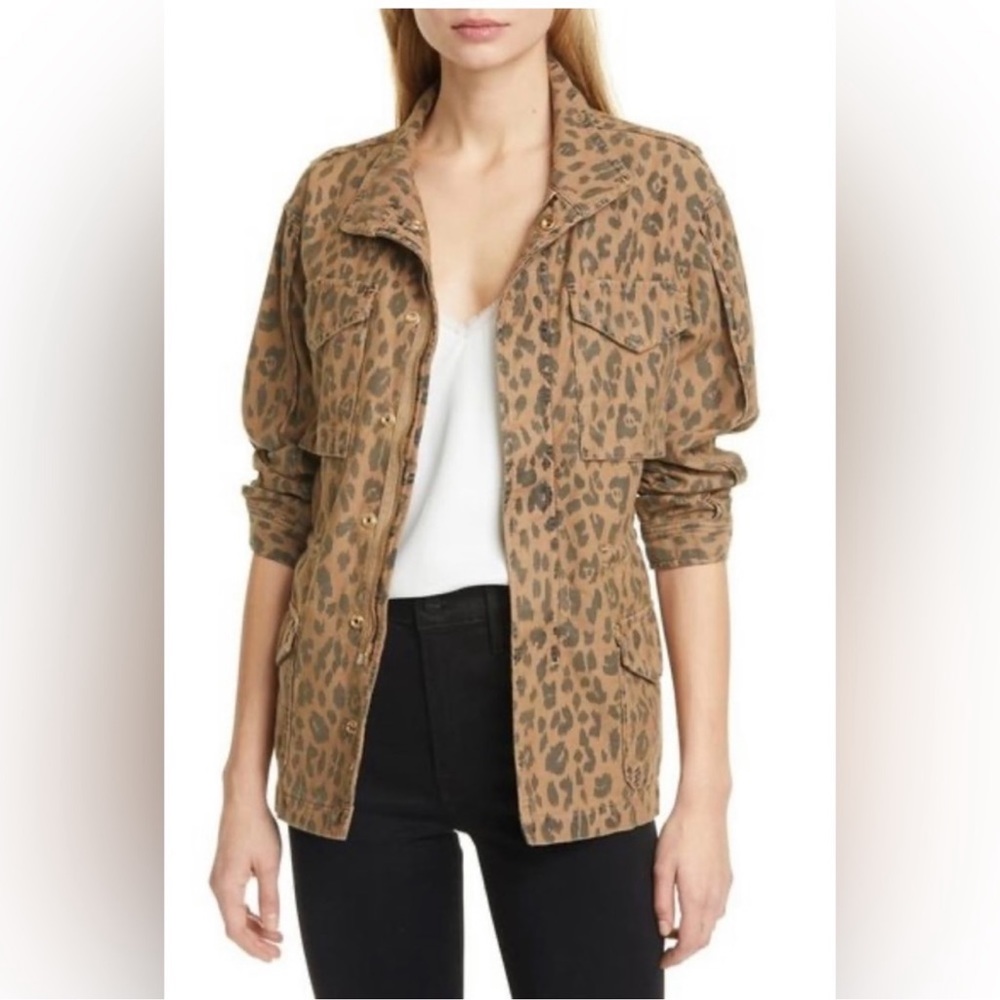 Nwt | Frame Cheetah Print Jacket - image 2